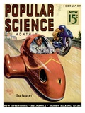 Front Cover of Popular Science Magazine: February 1  1930