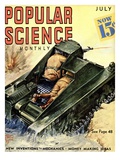 Front Cover of Popular Science Magazine: July 1  1930
