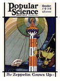 Front Cover of Popular Science Magazine: October 1  1929
