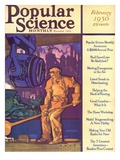 Front Cover of Popular Science Magazine: February 1  1930