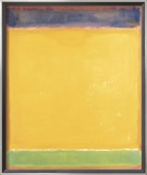 Untitled (Blue  Yellow  Green on Red)  1954