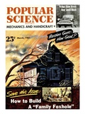Front cover of Popular Science Magazine: March 1  1951