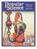Front Cover of Popular Science Magazine: February 1  1929