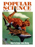 Front Cover of Popular Science Magazine: July 1  1950