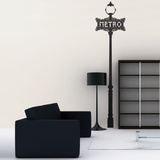 Paris Metro Sign-Unicolor-Medium