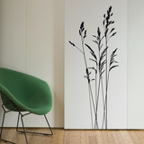 Tall Wild Grass-Medium-Black