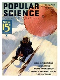 Front Cover of Popular Science Magazine: February 1  1930