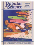 Front Cover of Popular Science Magazine: August 1  1928