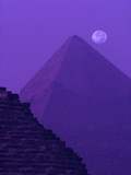 Moon and Pyramid of Khafre