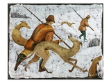 Hunters with hunting dogs