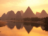 Li River Guilin  Yangshuo  Guangxi Province  China