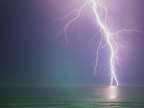 Lightning Storm over Ocean