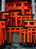 Torii Gates at Fushimi Inari Shrine  Japan  Kyoto