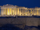Athens Parthenon at Dusk