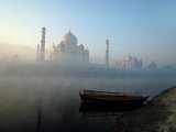 Landscape view of The Taj Mahal  Agra  Uttar Pradesh  India