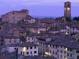 Anghiari at twilight  Vitaleta  Tuscany  Italy