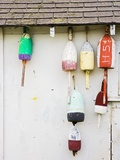 Lobster Buoys on Hut