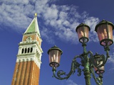 Campanile and Street Lamp