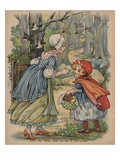 Little Red Riding Hood Sets Out to Visit Granny