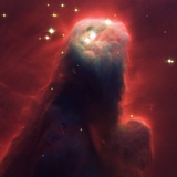 Pillar of Star-Forming Gas and Dust