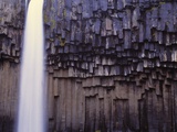 Iceland  Skaftafjell National Park  Svartifoss Waterfall