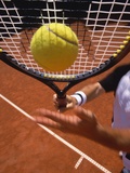 Man playing tennis