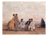 On the Beach at Trouville