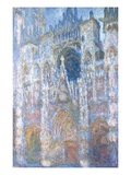 Rouen Cathedral  Blue Harmony  Morning Sunlight