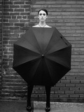 Woman Holding Umbrella