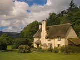 Thatched Roof House near Selworthy  Somerset