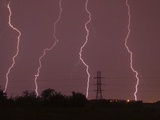 Multiple Lightning Strikes in Dallas