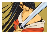 Anime Fighter with Sword