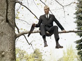 1960s Man In Tree Sawing Off The Branch He Is Sitting On