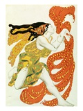 Costume Design for a Bacchante by Leon Bakst in Narcisse