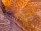 Twisted Layers and Patterns of Red Sandstone Formation