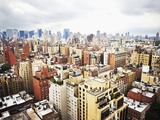 Residential Buildings and City Skyline