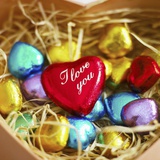 Basket of Valentine's Day Candy