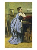 Woman in Blue