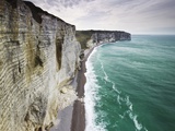 White Chalk Cliffs on the Coast