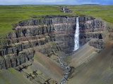 Hengifoss Waterfall