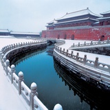 Wu Gate and Jinshui Bridge Covered in Snow