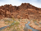 Rural Trail Through Desert