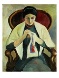 Woman Sewing