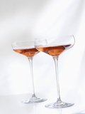 Two Glasses of Rose Wine