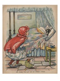 Red Riding Hood Goes Into Her Granny's Cottage