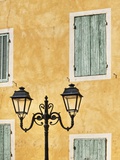 Street Light and Typical Provencal Architecture in Orange