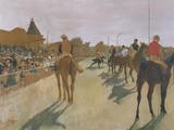 The Parade  or Race Horses in Front of the Stands
