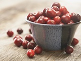 Bowl of cranberries