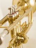 Closeup of trumpet