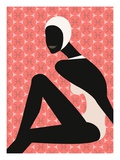 Woman Wearing Swim Cap